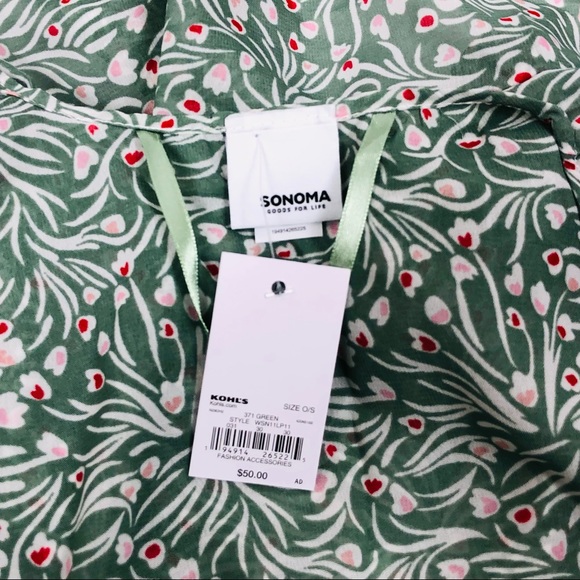 Sonoma Goods For Life Women’s Dainty Floral Belted Kimono Size OS - Picture 6 of 10